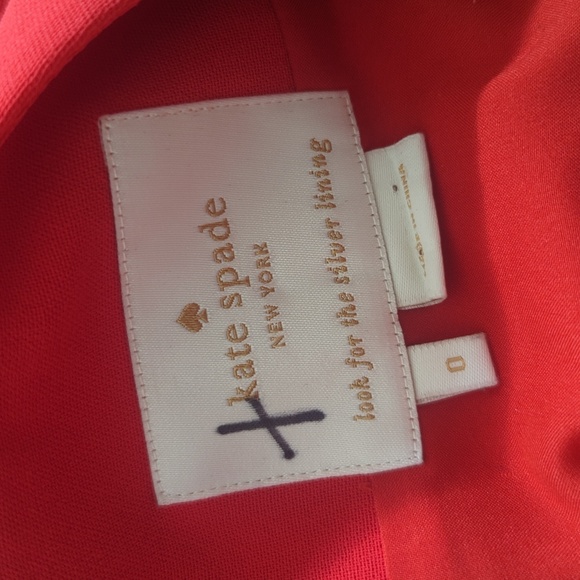 Kate Spade ¾ Sleeve "Caution to the Wind" Cepe Flounce Dress - Picture 7 of 8